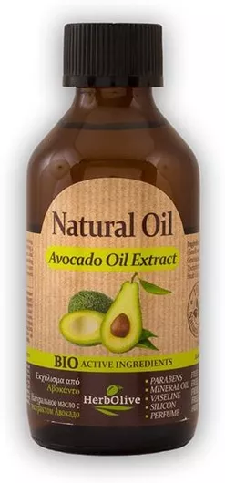 Λάδι Πολλαπλών Χρήσεων Madis Natural Oil Avocado Oil Extract 100ml