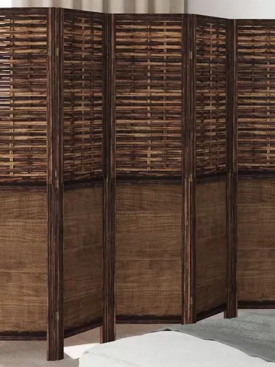 Διακοσμητικό Παραβάν vidaXL 358709 Ξύλινο με 5 Φύλλα 175x160cm