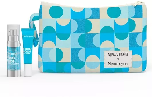 Σετ Περιποίησης Neutrogena Promo Sun of a Beach Hydro Boost Limited Edition Summer Pouch με Ενυδατικό Ορό Προσώπου 30ml & Ενυδατική Κρέμα Ματιών 15ml 3τμχ