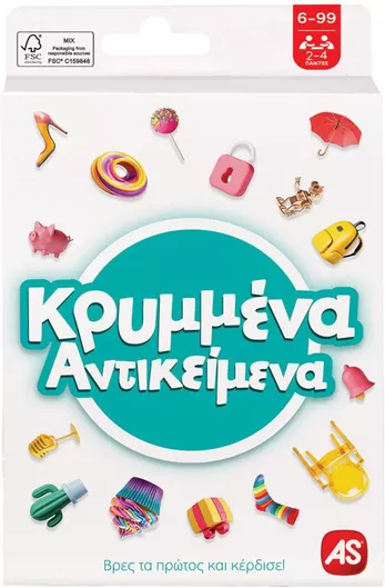 Επιτραπέζιο Παιχνίδι AS Κρυμμένα Αντικείμενα για 6+ Ετών