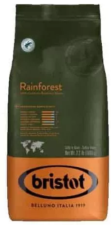 Καφές Espresso Bristot Arabica Miscela Rainforest σε Κόκκους 1000gr