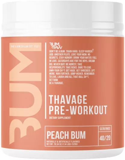 Raw Thavage Pre-Workout 520gr Ροδάκινο