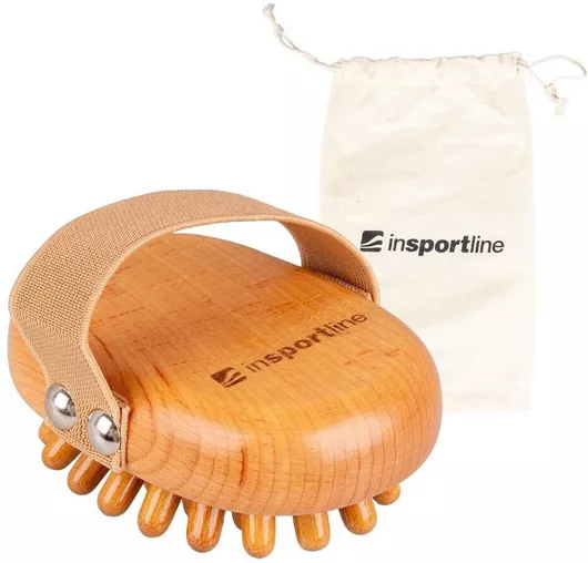 Βούρτσα Μασάζ inSPORTline Peaters Ξύλινη για τα Πόδια κατά της Κυτταρίτιδας