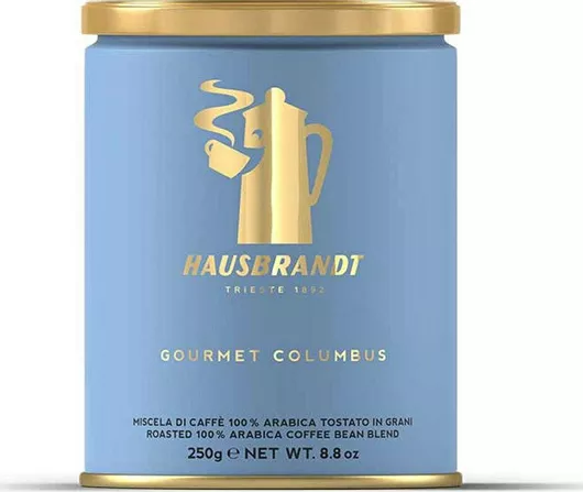 Καφές Espresso Hausbrandt Αλεσμένος Arabica Gourmet Columbus σε Κουτί 250gr