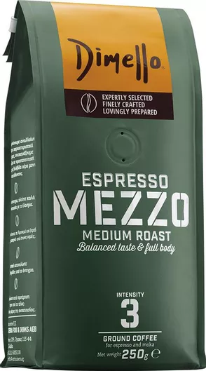 Καφές Espresso Dimello Mezzo Αλεσμένος 250gr