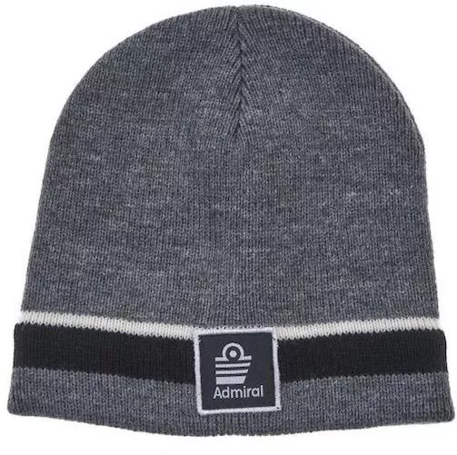 Σκούφος Admiral Beanie Πλεκτός για Άνδρας One Size Γκρι