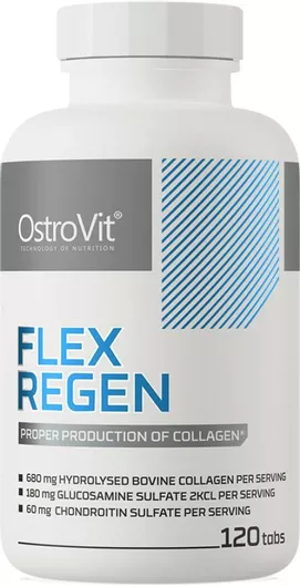 OstroVit Flex Regen Collagen + Glucosamine Chondroitin MSM Hyaluronic Acid 120 Ταμπλέτες