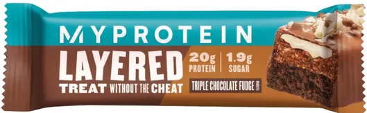 Μπάρα Myprotein Layred Treat με 20gr Πρωτεΐνης & Γεύση Triple Chocolate Fudge 60gr