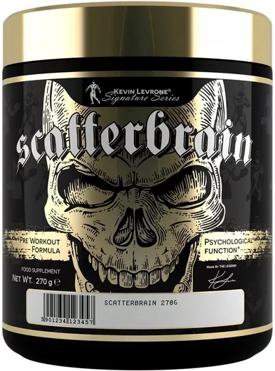 Kevin Levrone Scatterbrain Συμπλήρωμα Pre Workout 270gr Πορτοκάλι