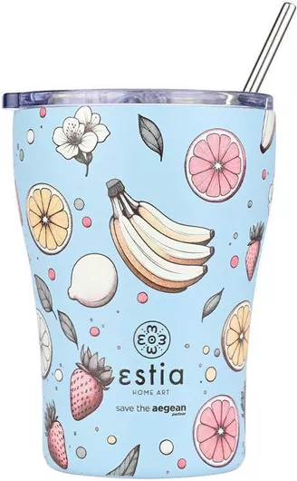 Ποτήρι Θερμός Estia Coffee Mug Save The Aegean 350ml Subdued Harvest