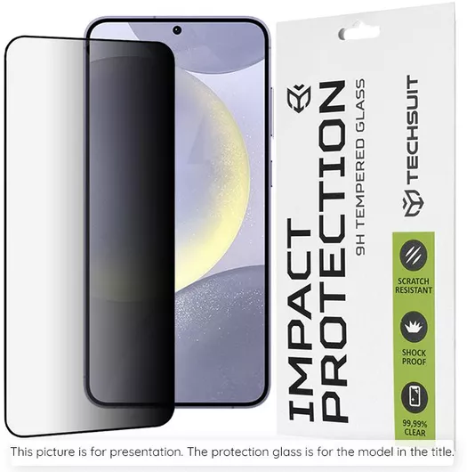 Tempered Glass Techsuit Full Glue Privacy για Apple iPhone 12 Pro Max Μαύρο