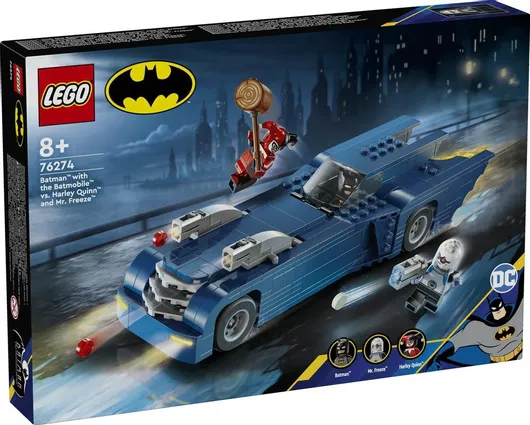 Lego Super Heroes: Batman with the Batmobile vs. Harley Quinn and Mr. Freeze για 8+ Ετών #76274