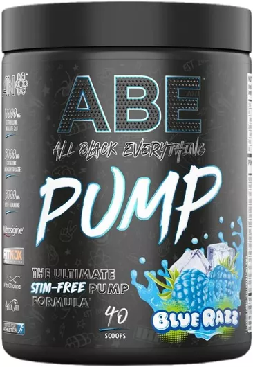 Applied Nutrition ABE - All Black Everything Pump Stim Free 500gr Μπλε Βατόμουρο