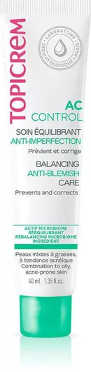 Κρέμα Προσώπου Topicrem Ac Control Balancing Care για Ακμή 40ml