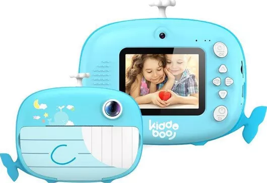 Kiddoboo FotoFun 2 Whale Compact Φωτογραφική Μηχανή Μπλε