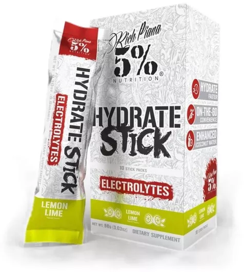 Rich Piana 5% Nutrition Hydrate Legendary Series Stick Packs 10x9gr Γεύση Λεμόνι & Λάιμ 90gr