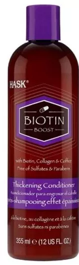 Conditioner Μαλλιών Hask Biotin Boost κατά της Τριχόπτωσης για Όλους τους Τύπους Μαλλιών 355ml
