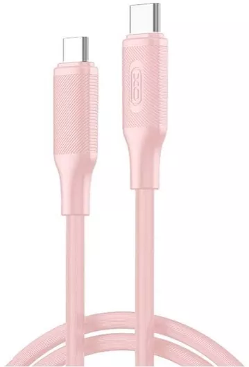 Καλώδιo USB Type-C XO USB 2.0 USB-C Regular 60W 1m Ροζ