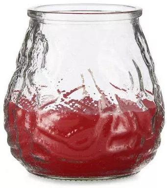 Κερί Ibergarden S3609997 Ευκάλυπτος 9x9x9cm Κόκκινο