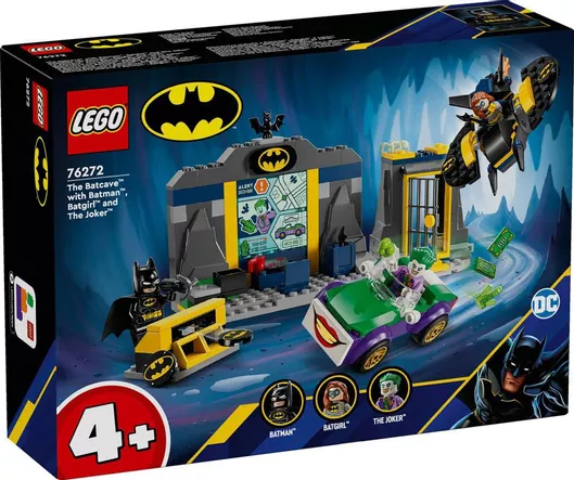 Lego Super Heroes: The Batcave with Batman, Batgirl and The Joker για 4+ Ετών #76272