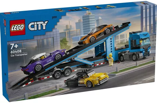 Lego City: Car Transporter Truck with Sports Cars για 7+ Ετών #60408