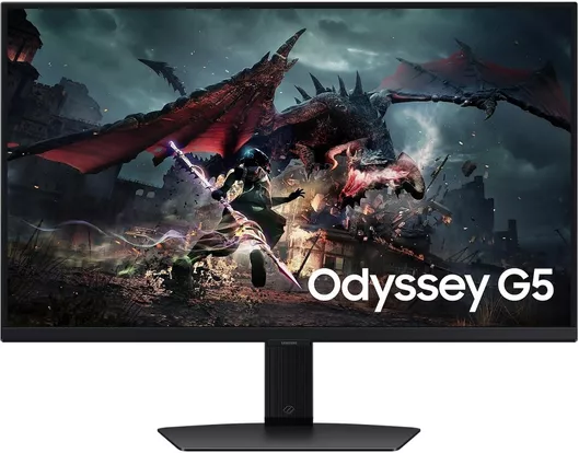 Gaming Οθόνη Υπολογιστή Samsung Odyssey G5 G50D IPS HDR 27" QHD 2560x1440 180Hz με Χρόνο Απόκρισης 1ms GTG