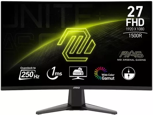 MSI MAG 27C6X VA HDR Curved Gaming Monitor 27" FHD 1920x1080 250Hz