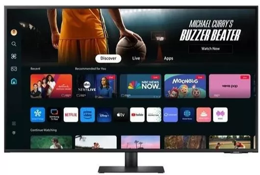 Samsung M70D VA HDR Smart Monitor 43" 4K 3840x2160 με Χρόνο Απόκρισης 4ms GTG