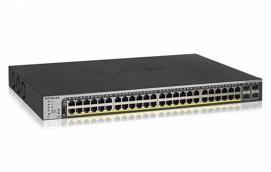 Switch NetGear GS752TPP-300EUS Managed L2 PoE+ με 48 Θύρες Gigabit (1Gbps) Ethernet & 4 SFP Θύρες