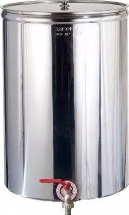 Δοχείο Sansone Λαδιού/Κρασιού Ανοξείδωτο Ανοικτού Τύπου Επίπεδο 500lt με Κάνουλα