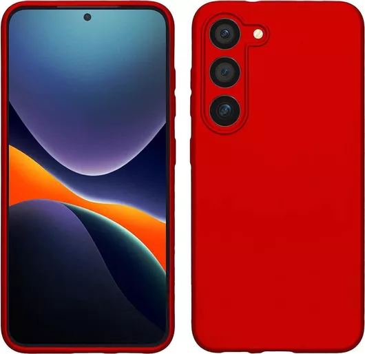 Θήκη Κινητού Back Cover για Samsung Galaxy S23 Plus 5G Σιλικόνη Κόκκινο