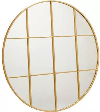 Καθρέπτης Μπάνιου Gift Decor Στρογγυλός 100cm Καφέ