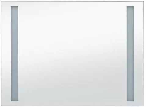 Καθρέπτης Μπάνιου vidaXL LED Ορθογώνιος 100x60cm Ασημί