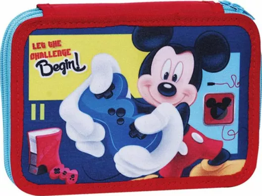 Κασετίνα Gim Mickey Geek Γεμάτη με 2 Θήκες