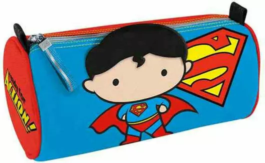 Κασετίνα Graffiti Superman Βαρελάκι με 1 Θήκη