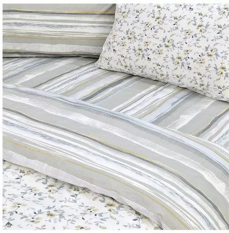 Μαξιλαροθήκη Lino Home Agne 50x70cm Γκρι