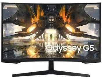 Samsung Odyssey G55A VA HDR Curved Gaming Monitor 32" QHD 2560x1440 165Hz με Χρόνο Απόκρισης 1ms GTG