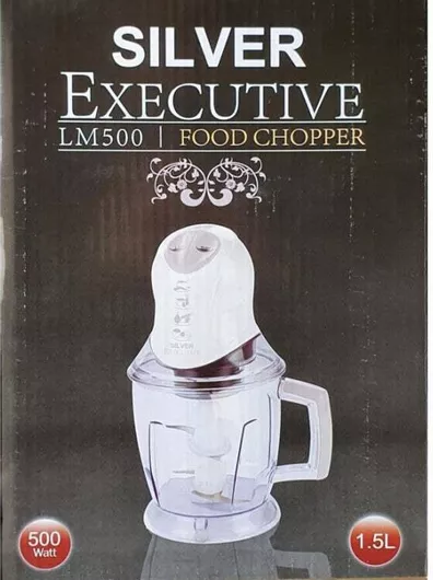 Silver Star Πολυκόπτης Multi 500W με Δοχείο 1.5lt Λευκός