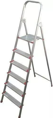 Σκάλα Viovas 0048 Αλουμινίου & Σιδήρου Τύπου Λάμδα 7+1 Σκαλοπάτια 171cm