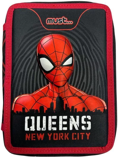 Must Team Queens New York City Κασετίνα Γεμάτη Μαύρο