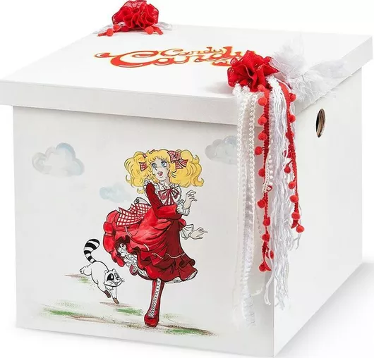 Βαπτιστικό Κουτί Παρίσης Candy Candy από Ξύλο 37x37x37cm