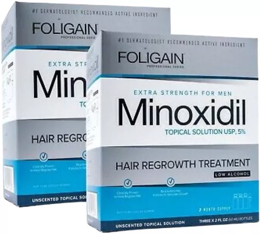 Ανδρική Θεραπεία Μαλλιών Foligain N5 5% Minoxidil Low Alcohol Formula 3x60ml