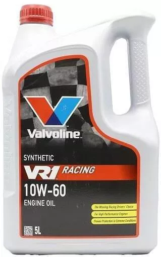 Λάδι Αυτοκινήτου Valvoline Vr1 Racing 10W-60 5lt