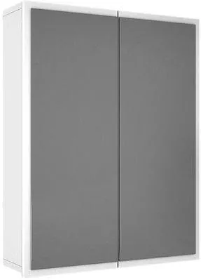 Καθρέπτης Μπάνιου Megapap Kayla 60x17x76.6cm Μοριοσανίδα Λευκό