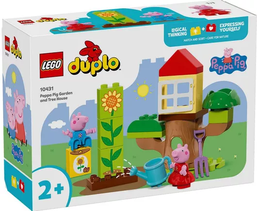 Lego Duplo: Peppa Pigpeppas Garden με Tree House για 2+ Ετών #10431