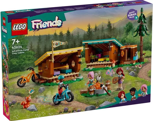 Lego Friends: Cozy Cabins In The Adventure Camp για 7+ Ετών #42624