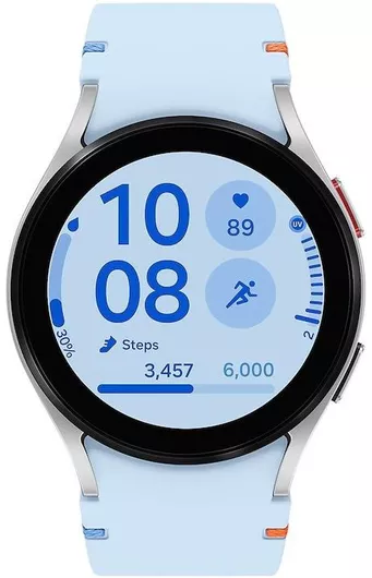 Samsung Galaxy Watch FE Aluminium 40mm με Παλμογράφο Ασημί