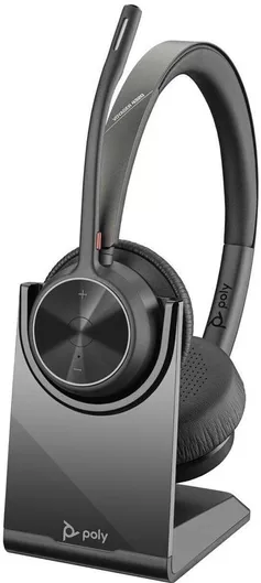 VOIP Headset Poly Voyager 4320 Bluetooth USB-C & BT700 Dongle & Charging Stand 77Z31AA
