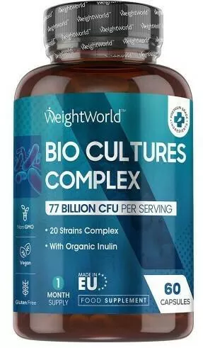 WeightWorld Bio Culture Complex Προβιοτικά 77 Billion CFU 60 Κάψουλες