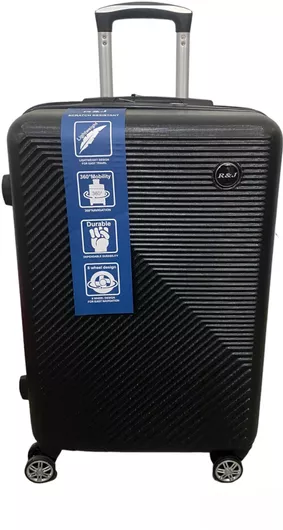 Βαλίτσα Μεσαία Felbags FL-607 Σκληρή 65x45x25cm Μαύρο